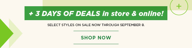 three days of deals