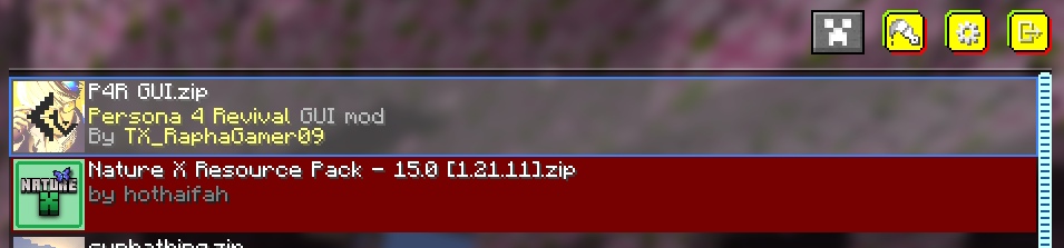 P4R GUI Resource pack image