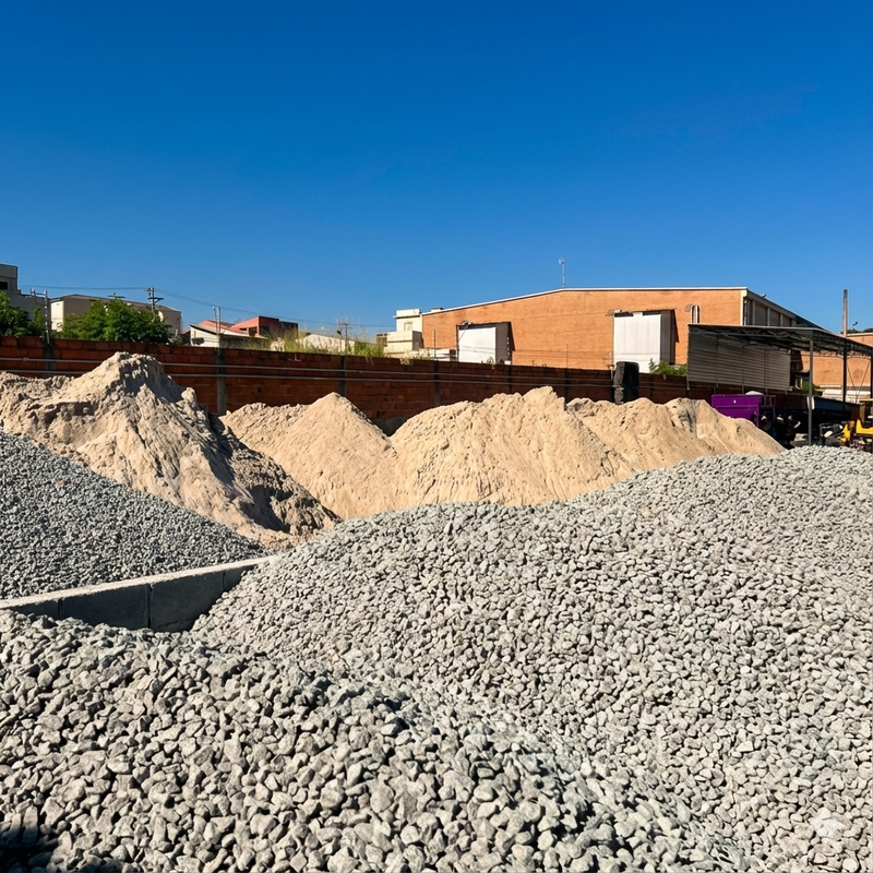 Estoque de Areia e Pedra