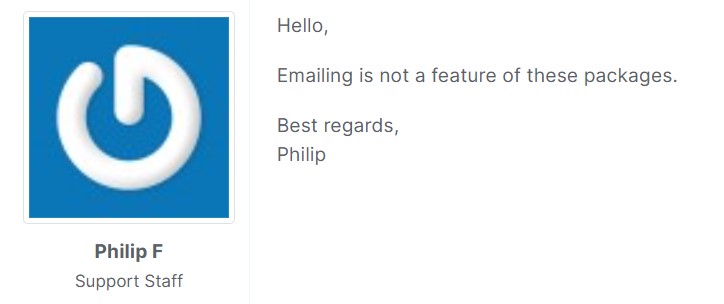 EmailsNotFeatureOfStorageBox