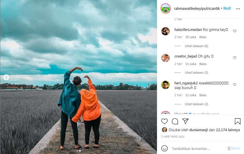 Kekeyi bersama pria misterius