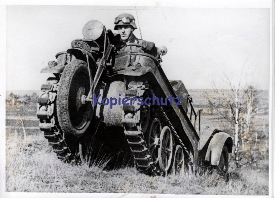 Kettengrad mit Anhänger