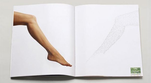 20 примеров невероятно креативной рекламы на журнальных разворотах