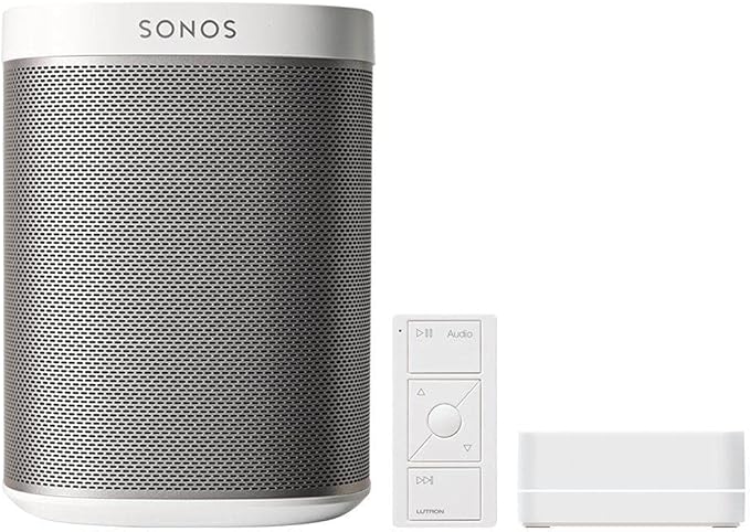 Control remoto Lutron Pico para Sonos mostrando sus botones intuitivos.