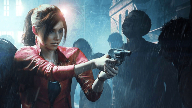 Resident Evil 2 Claire Redfield Battles The Iconic Licker In