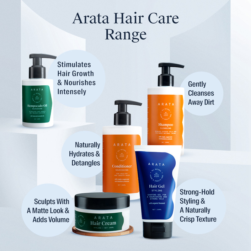 Arata Natural Cleansing Shampoo (300ml)