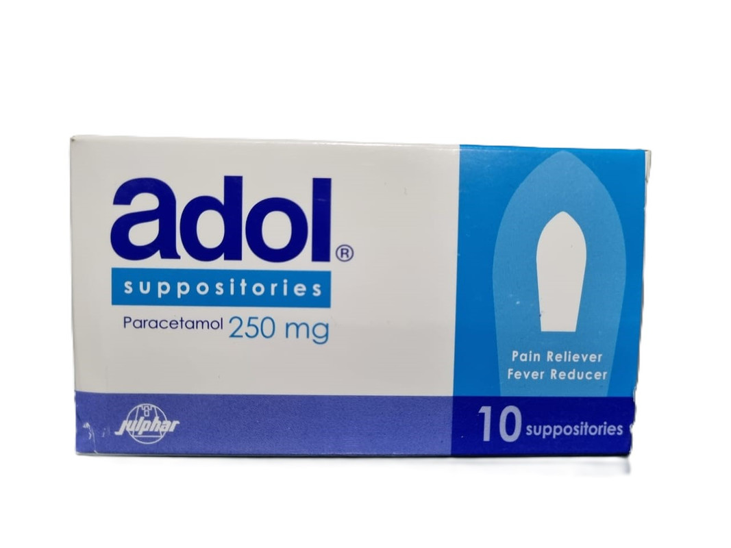 Adol Suppositories 250Mg 10S