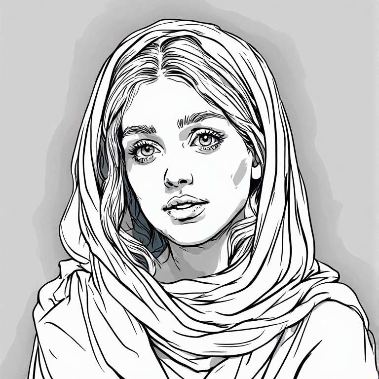 Madonna-l-Line-drawing-natural-(44)
