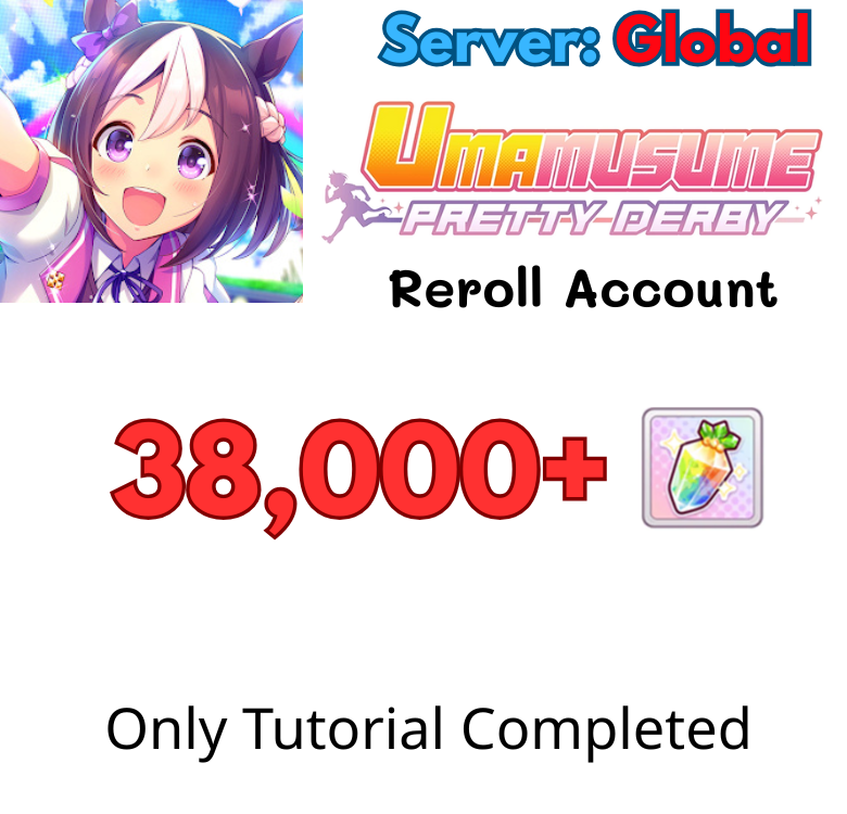 [Global] Uma Musume Pretty Derby Reroll account  