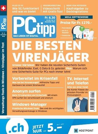 Cover: Pctipp Magazin Dezember No 12 2022