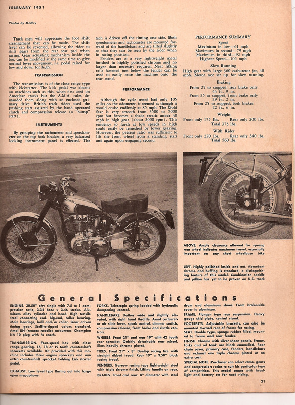 1951 ZB34GS Road Test Page 2