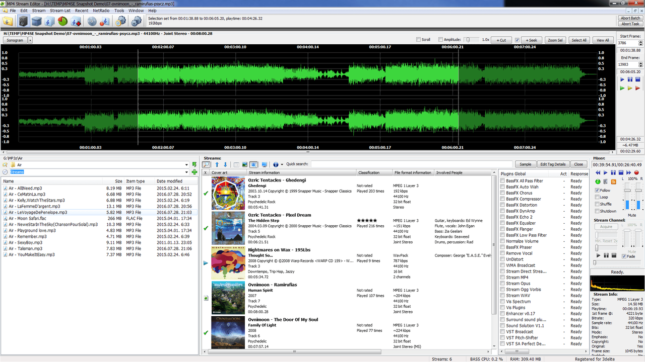 3delite MP4 Stream Editor 3.4.5.4050