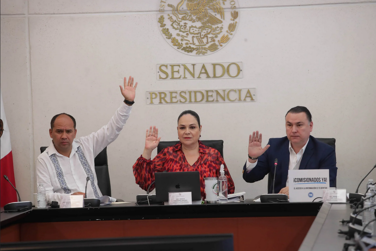 Rechazan periodo extraordinario en el Senado para nombrar comisionados del INAI