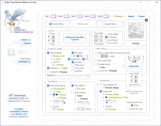 Video Thumbnails Maker Platinum v15.3.0.0 Multilingual