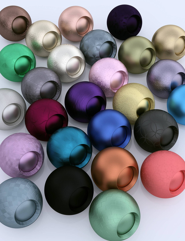 Metallic Paint Shader Presets for Daz Studio