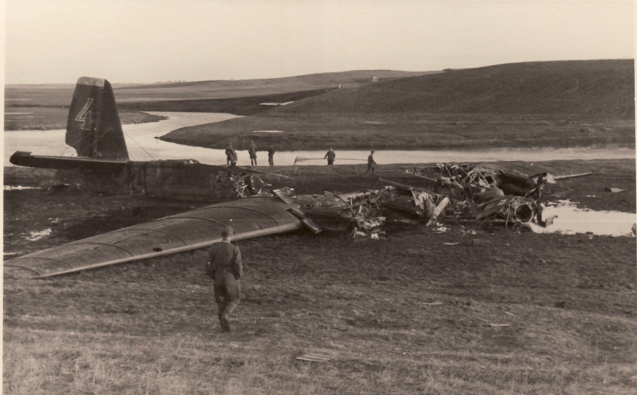 66 ТБ-3 разбитый