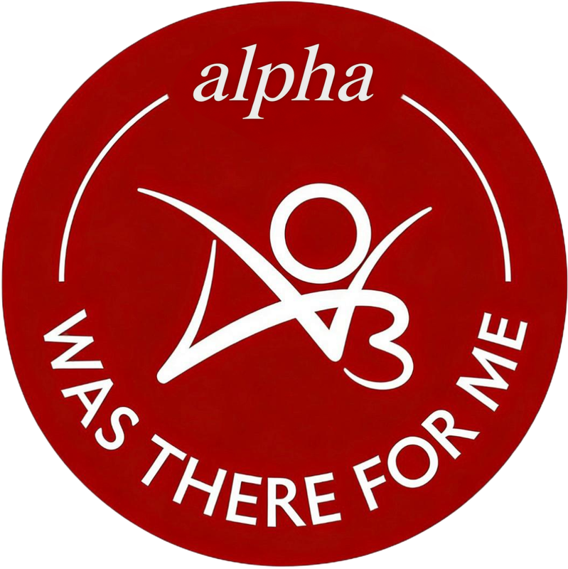 Fan-made circular badge with the words 'beta A03was there for me', inspired by the badge posted by AO3 in 3 april 2026