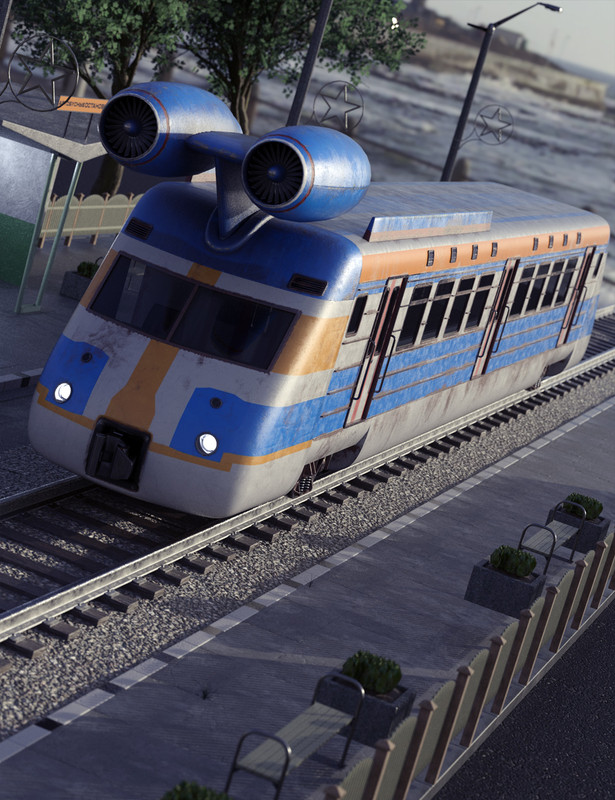 Jet Powered Train Jet Powered Train