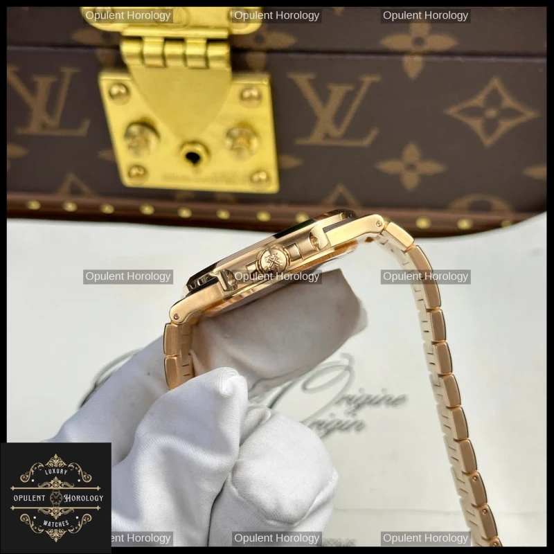 Patek Philippe Nautilus 5711 Automatic 40mm Gold Plated Chocolate Dial - Super Clone