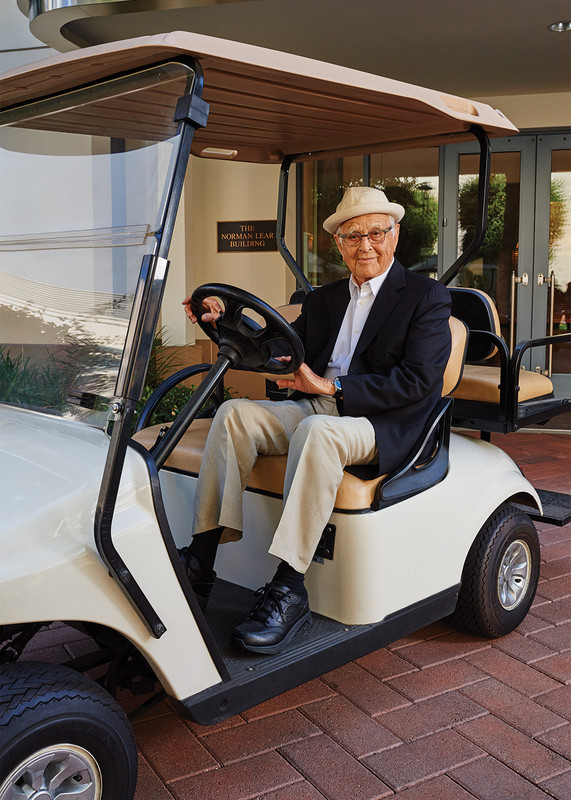 Photo of Norman Lear  - car
