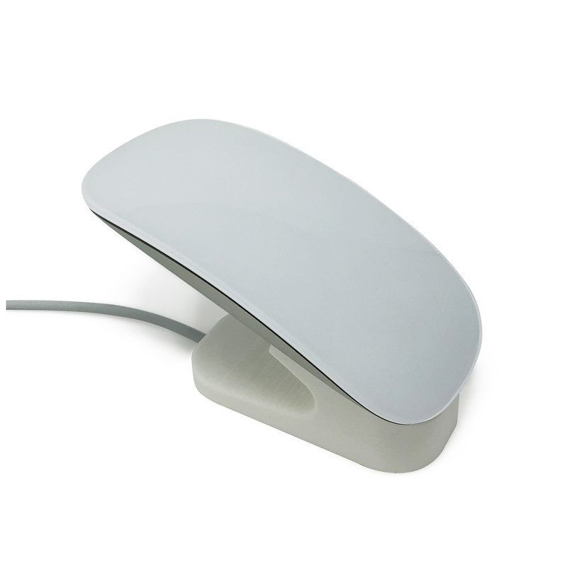 Charging Dock For Apple Magic Mouse 2, White 3D Printed Charger iMac