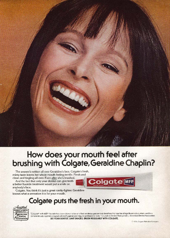 geraldine_chaplin_colgate_1976