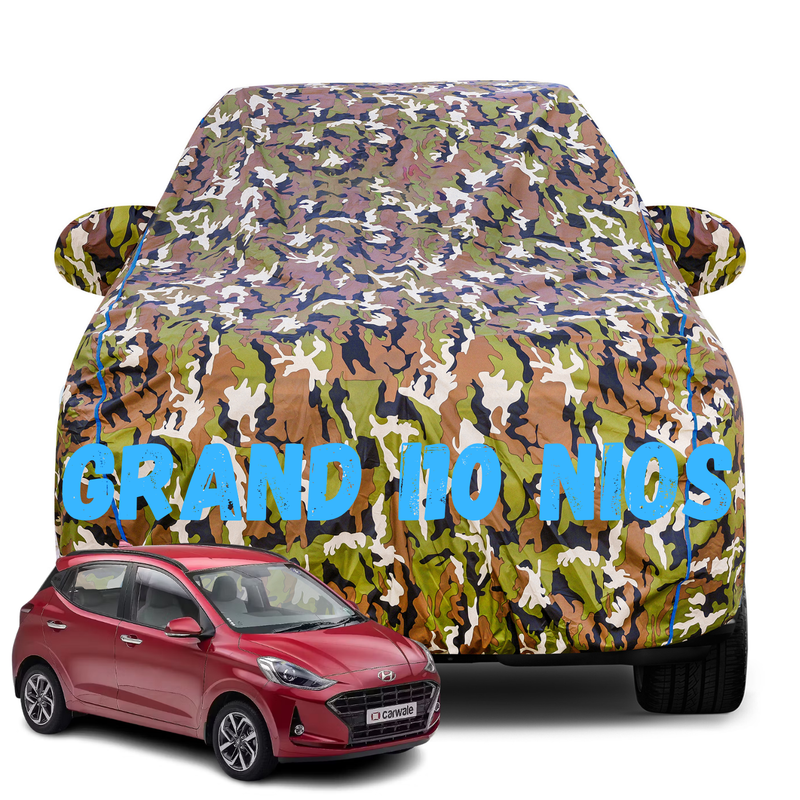 Grand i10 Nios Army Car Cover