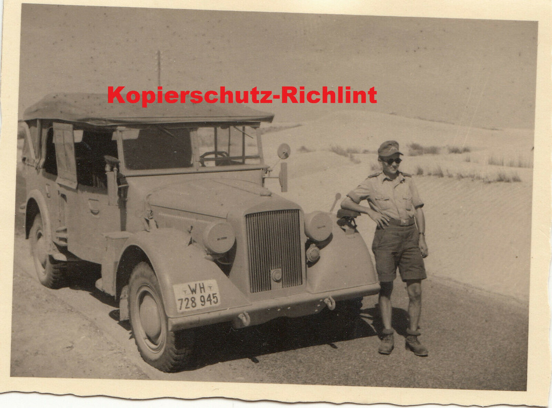 Wehrmacht Afrikakorps PKW Kübelwagen