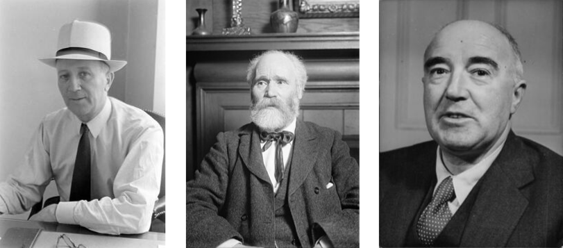 Quelques grandes personnalités socialistes westaliennes, de gauche à droite : George Markati, fondateur du Parti Communiste Westalien et père du Markatisme, Joshua Wilson, fondateur de l’Union Socialiste et Révolutionnaire des Ouvriers, Giovanni Alberito, fondateur du Parti des Ouvriers Libres, et père de l’Alberi-markatisme.