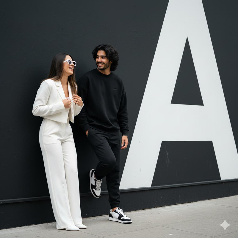 Urban Couple A-Style по фото нейросеть