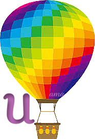 Globo Aerostático de Colores  U