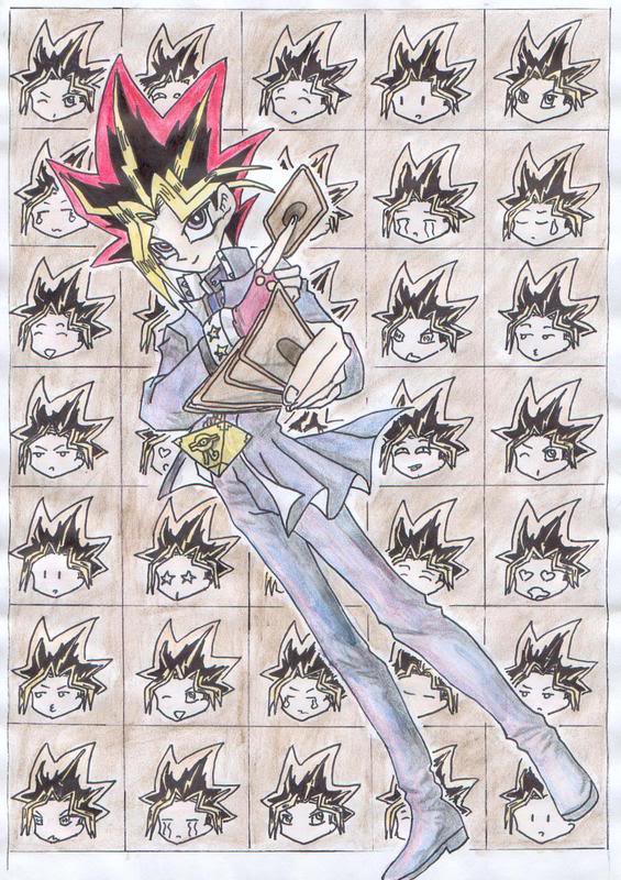 Hình vẽ Atemu (Yami Yugi) bộ YugiOh (vua trò chơi) - Page 3 1_Atemp_220