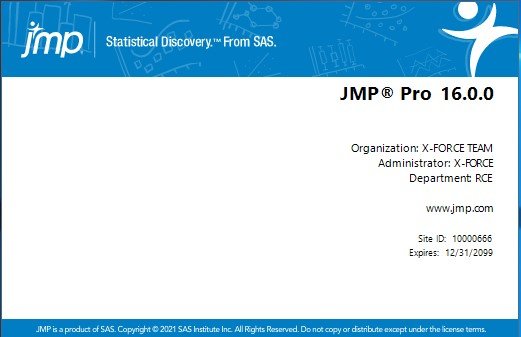 SAS JMP PRO 16.0 (x64) Multilanguage