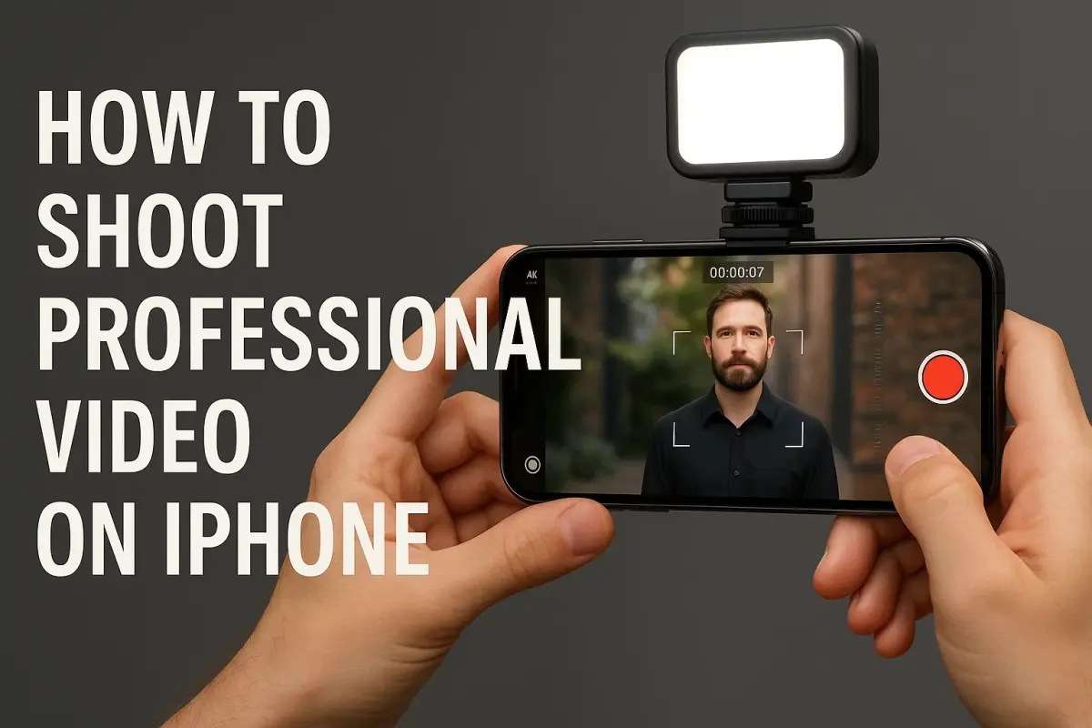 shoot professional video on iPhone