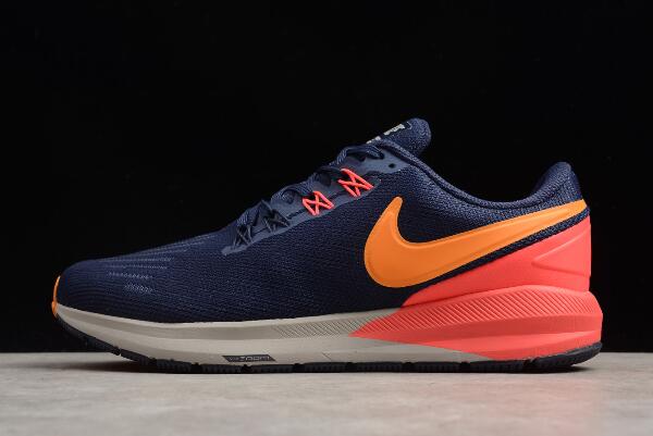 Nike-Air-Zoom-Structure-22-Blackened-Blue-Orange-Peel