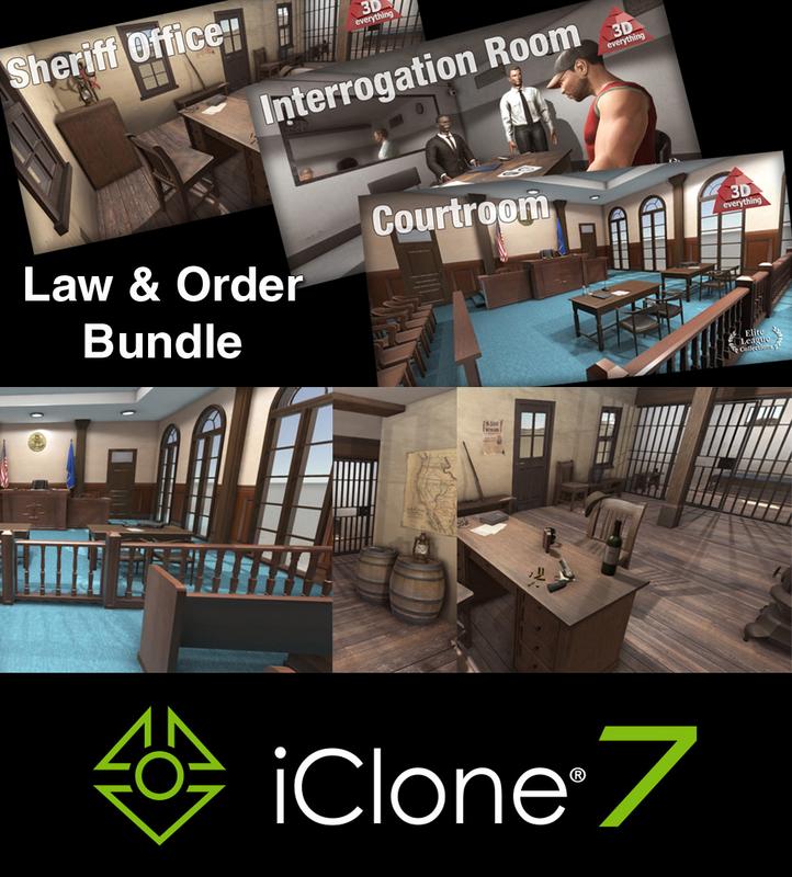 iClone Pack: Law & Order bundle