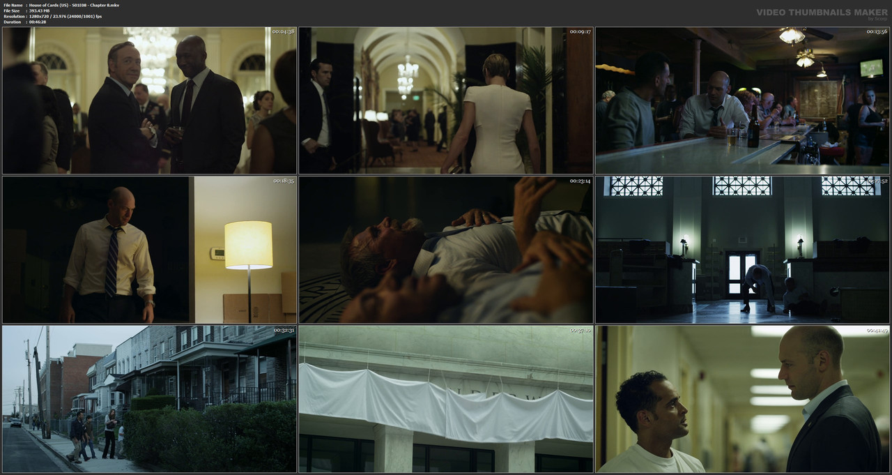 House of Cards (US) - S01E08 - Chapter 8.mkv