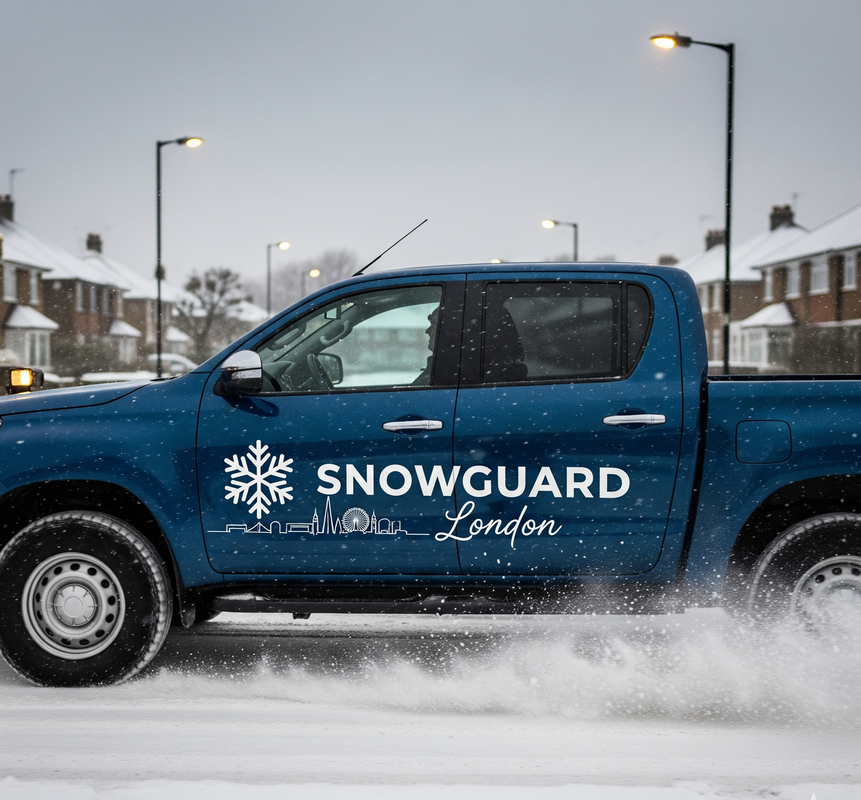 Professional snow removal in London Ontario driveway