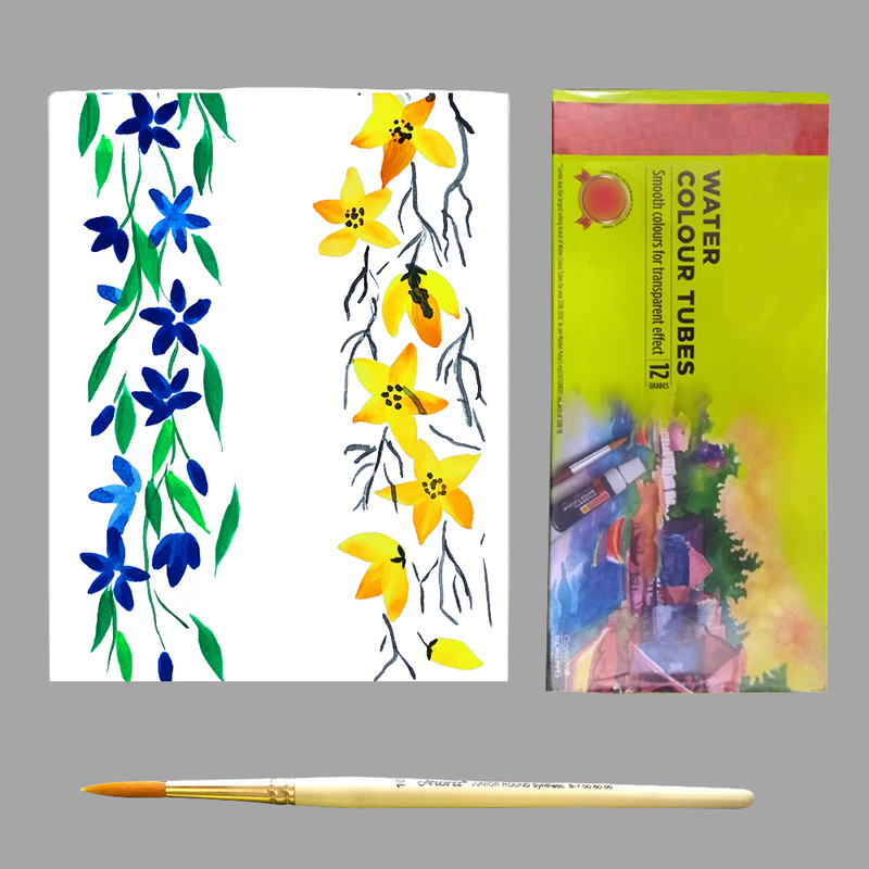 One Stroke Painting on Paper DIY Kit Bookmark