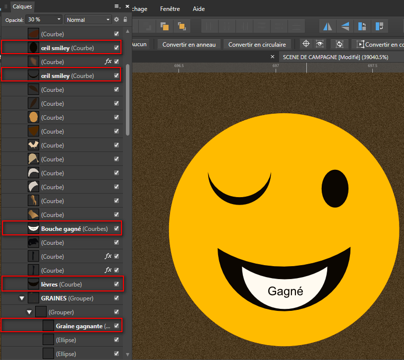 Calques smiley