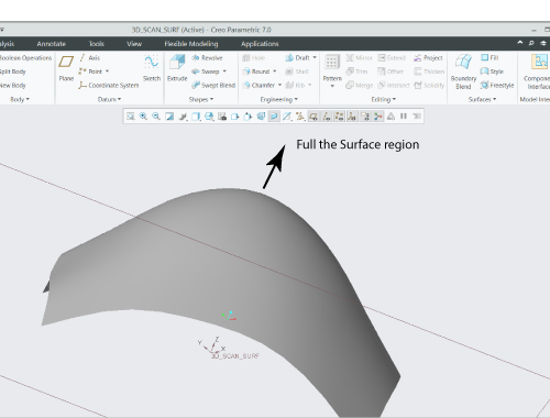 Creo Free Form Surface Modeling