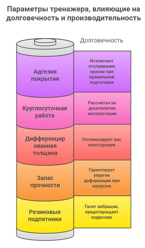 Параметры тренажера
