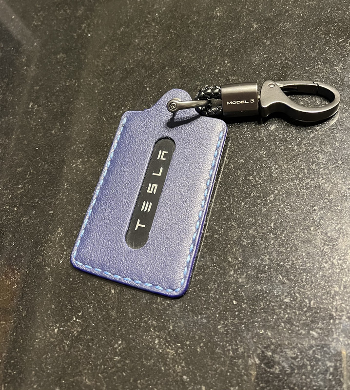 Porte-clé et carte-clé pour Console centrale Tesla Model 3 Y