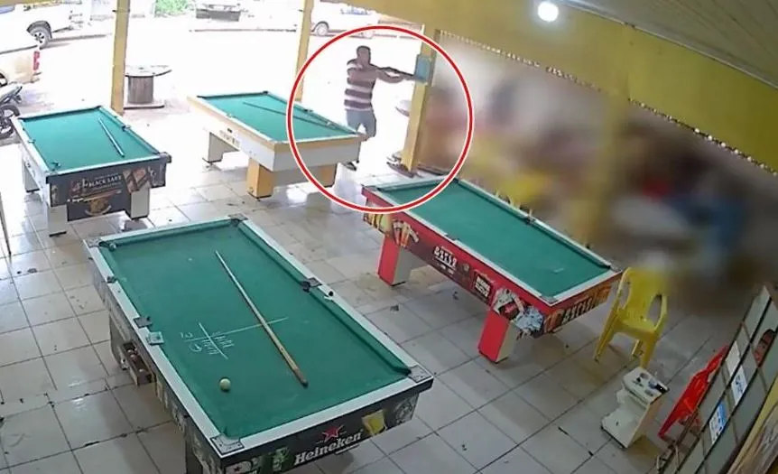 Dos hombres matan a 7 personas por perder un juego de billar en Brasil
