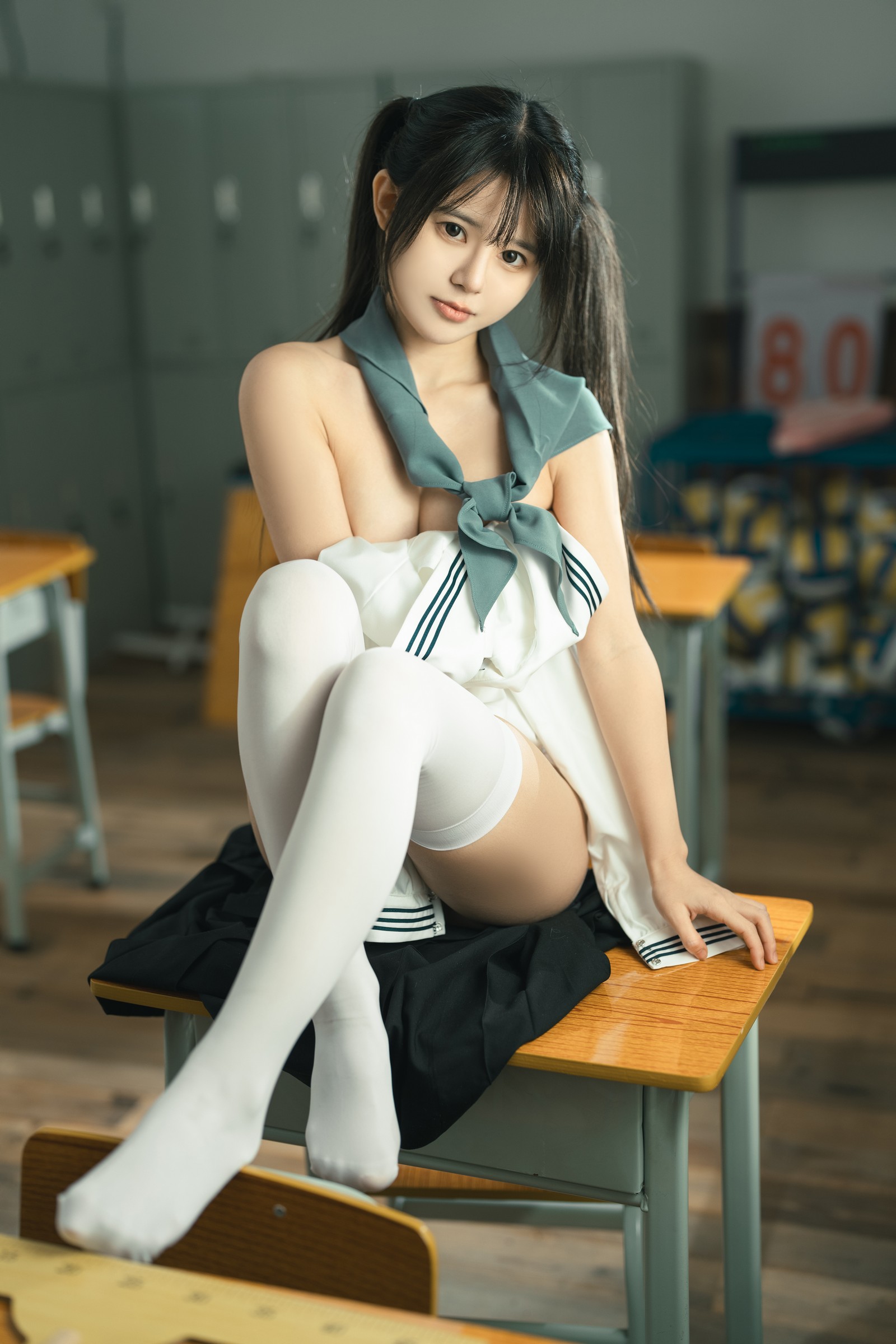 rua阮阮 授课中 教室主题 写真合集｜剧情系校园写真（57P｜855MB）插图2