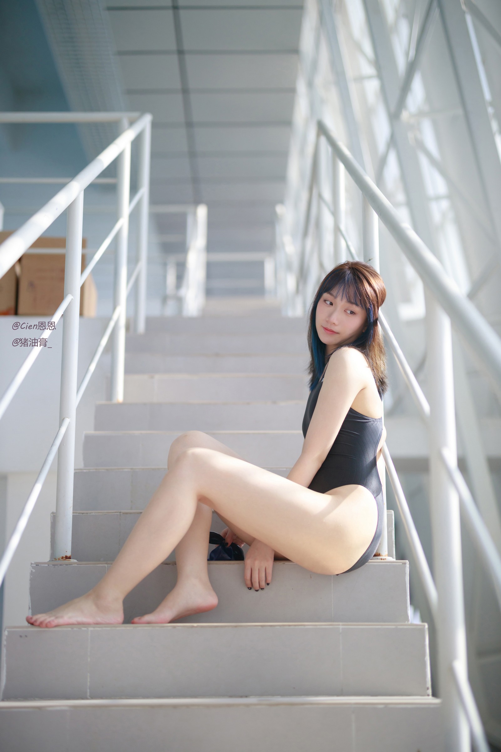 Cien恩恩 竞泳 Cosplay 写真｜高人气泳装高清图集（62P｜251MB）插图6