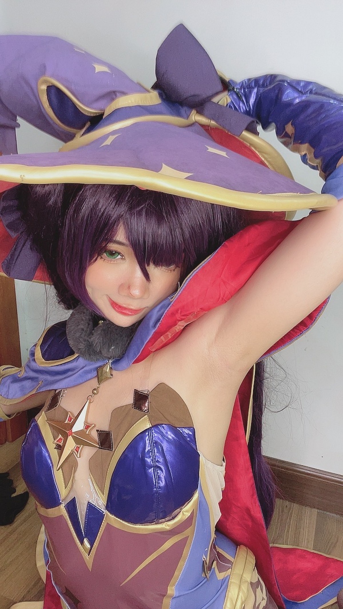 PoppaChan Mona Cosplay (Genshin Impact) HD Set – 53 Photos 20MB插图2