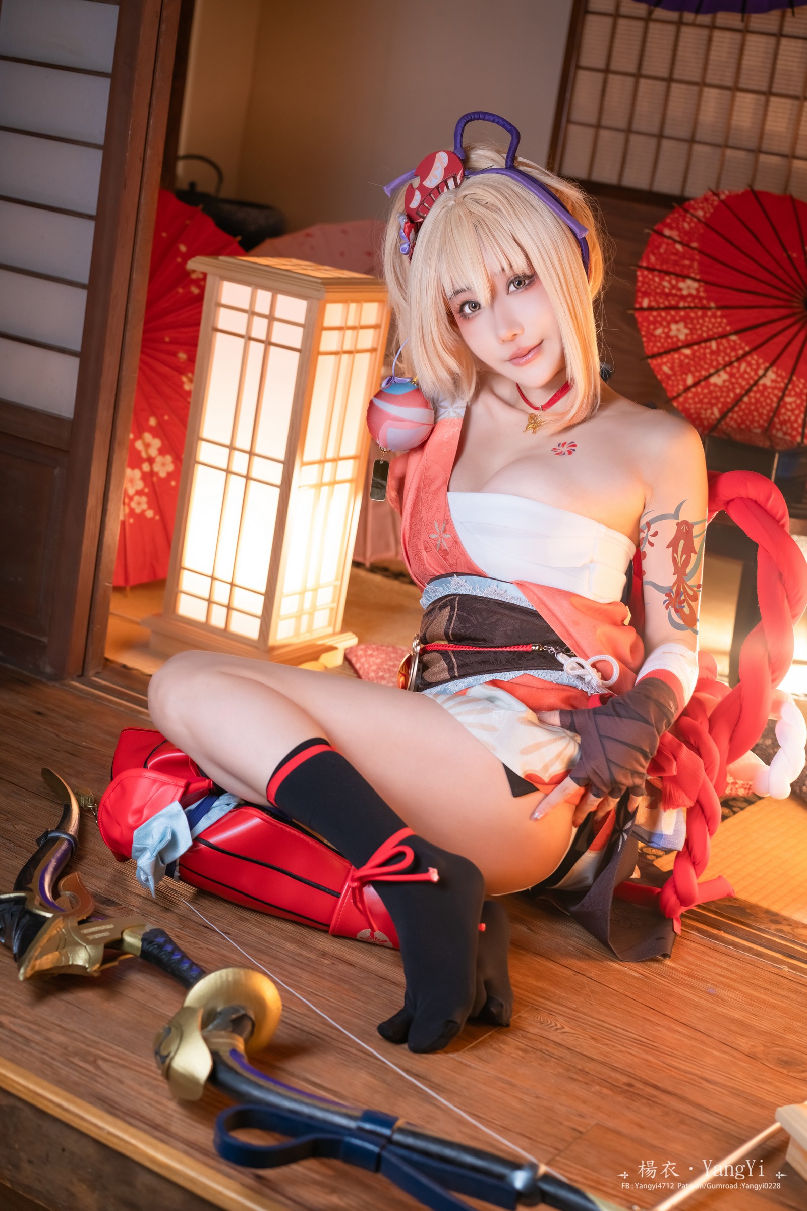 楊衣 Yangyi – Yoimiya 宵宫 Cosplay 写真视频（38P+1V-202MB）原神角色插图5