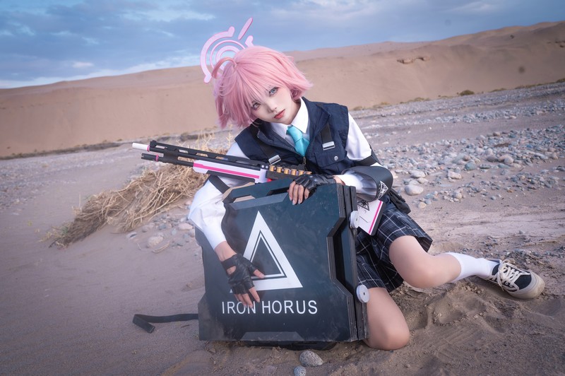 艾西Aiwest 星野Cosplay写真图集 碧蓝档案角色高清美图 49P (290.6M)插图8