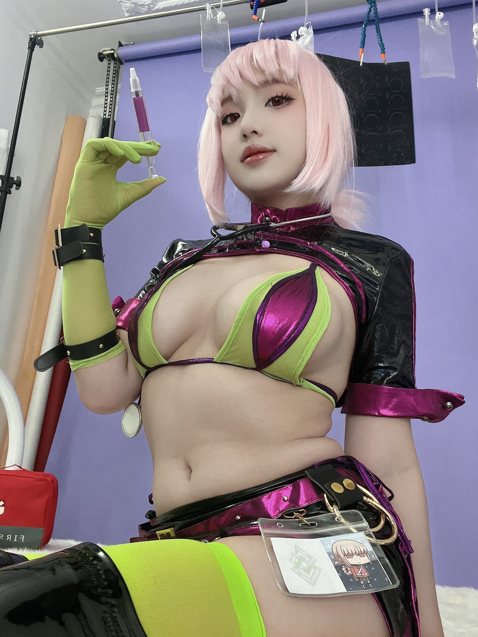 Puy Puy – 南丁格尔 万圣礼装 Nightingale Cosplay 写真视频（100P+8V-1.04GB）FGO插图3